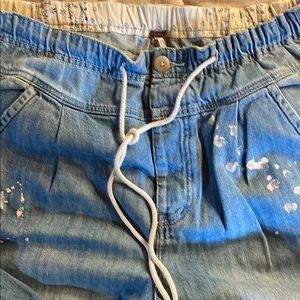 Free People Distressed painter Jeans